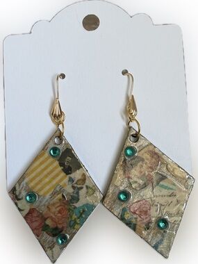 Multi-color Vintage Dangle Earrings